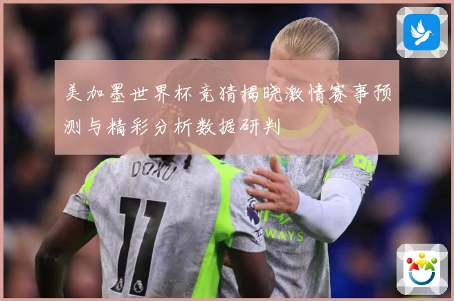 美加墨世界杯竞猜揭晓激情赛事预测与精彩分析数据研判